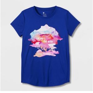 All In Motion Girl’s Short Sleeve Graphic Top